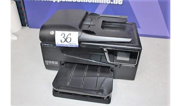 all-in-one printer HP, Officejet 6600, zonder kabels, werking niet gekend